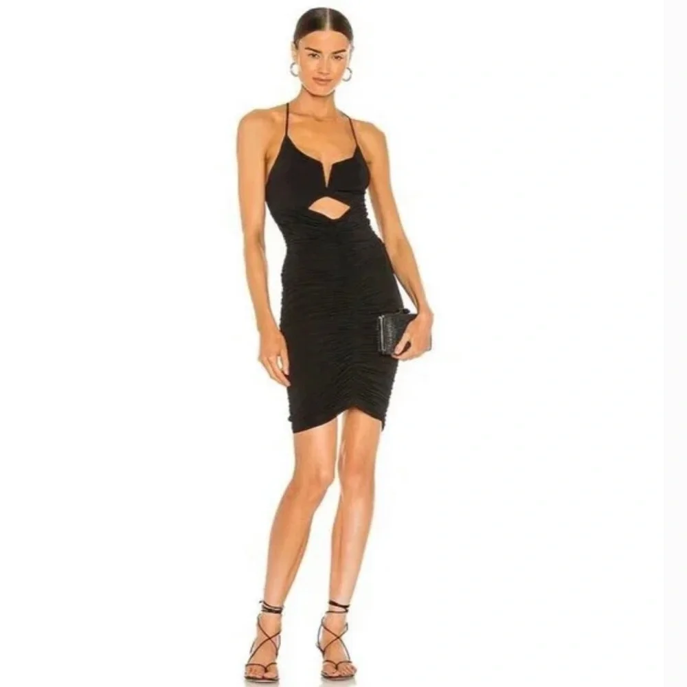 long dress with corset belt IN BLACK | CULT MIA Black A-Line Strapless Bandage color:STEEL BLUE black costume gloves length skirt with graceful